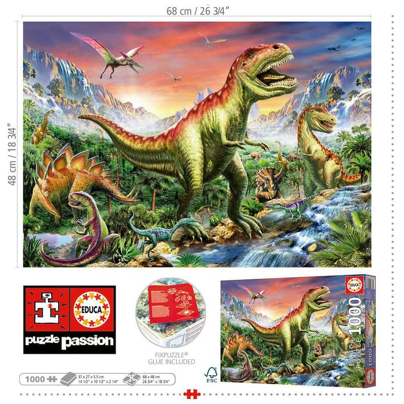 Puzzle Bosque Jurásico 1000 Pzas