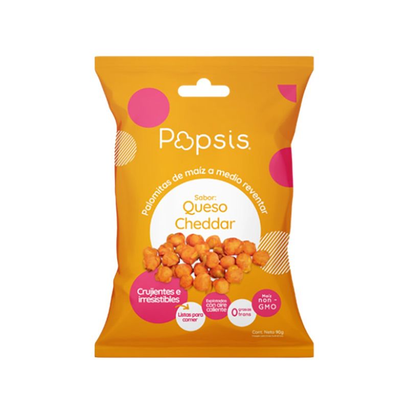 Palomitas de Maíz a Medio Reventar Queso Chile 90 G