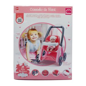 Carruaje de Juguete para Muñecas Rosado