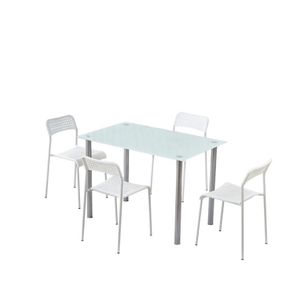 Set de Comedor Mariana Blanco 4 Personas