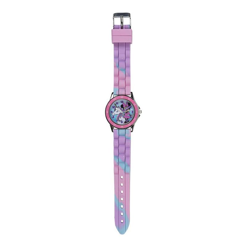 Reloj Minnie Análogo para Aprender Rosado
