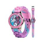 Reloj Minnie Análogo para Aprender Rosado