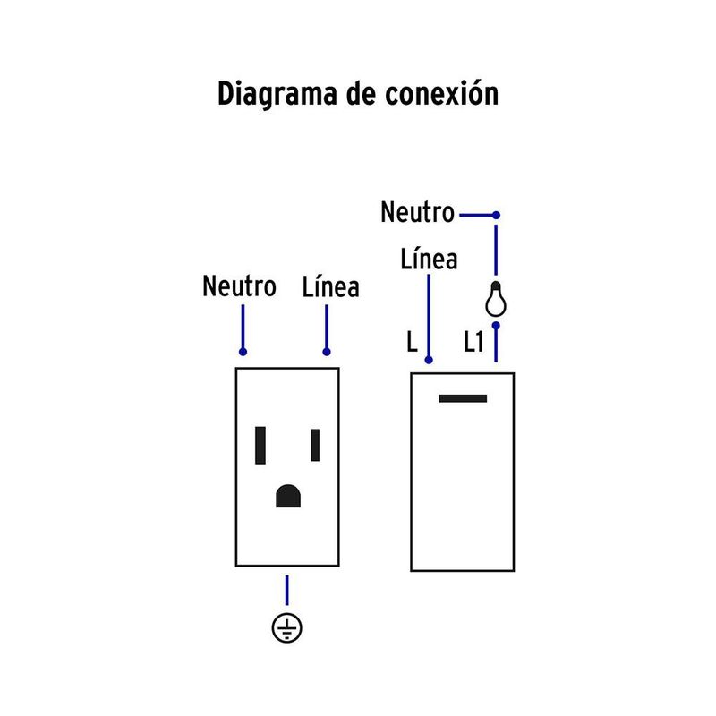 Tomacorriente + Interruptor 1.5 Módulos Lisboa Negro - Volteck