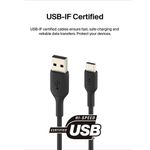 Cable USB-A a USB-C Negro 2 M