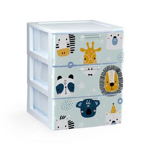 Organizador con 3 Gavetas Diseño Selva