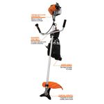 Desbrozadora A Gasolina De 63 Cc