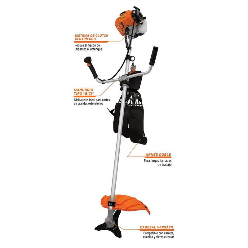 Desbrozadora A Gasolina De 63 Cc