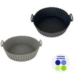 Bandeja para Freidora de Aire 17x20x5 Cm Colores Surtidos