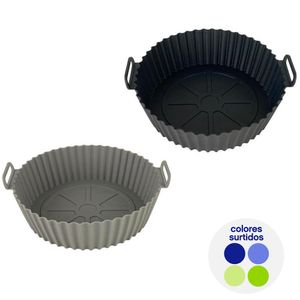 Bandeja para Freidora de Aire 17x20x5 Cm Colores Surtidos