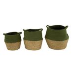 Set de 3 Canastas de 36x36x32 Cm