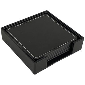 Set de 6 Portavasos Cuadrados