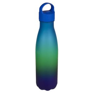 Botella de Agua Bicolor Azul Mate 500 Ml