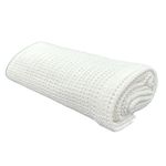 Frazada Throw Blanca