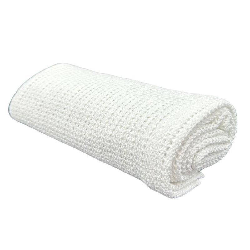 Frazada Throw Blanca