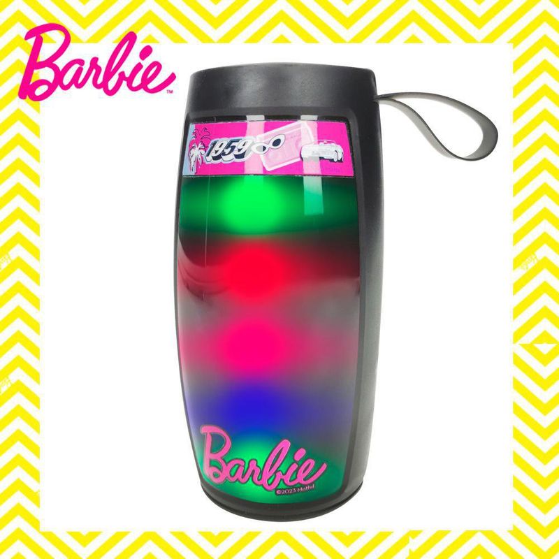 Altavoz Bluetooth Barbie con Luces LED 15 Cm