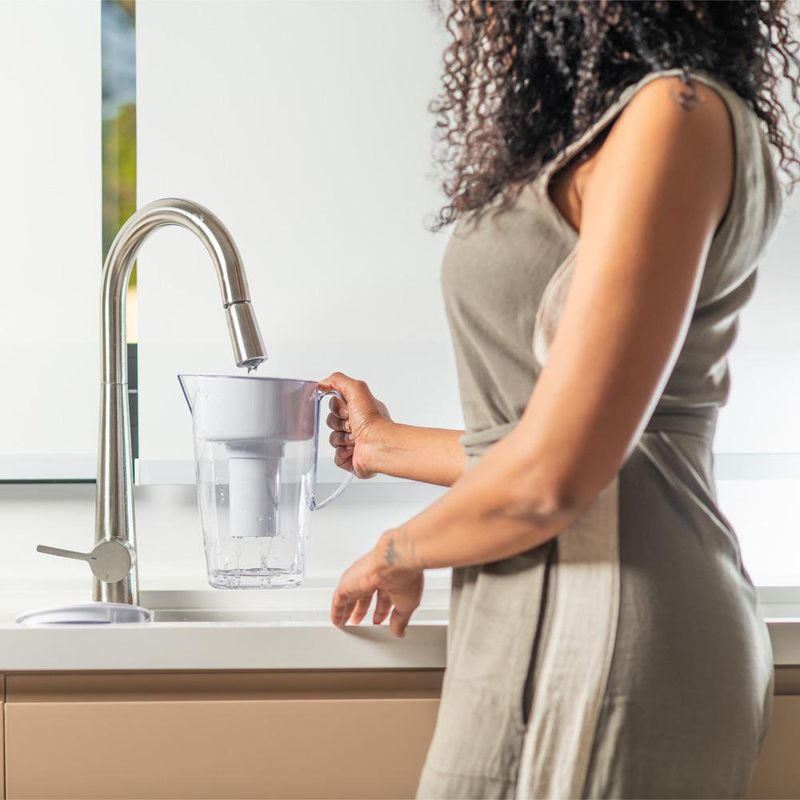 Pichel Purificador de Agua Transparente 1 L