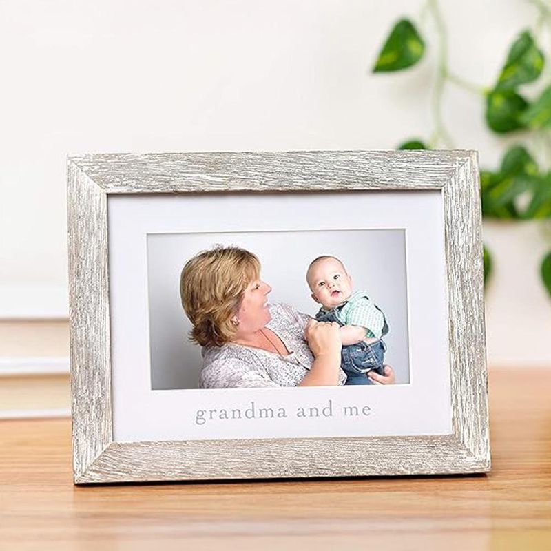Marco de Fotos Abuela y Yo 8 x 6 Plg Madera Blanca
