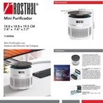 Mini Purificador de Ambiente para Escritorio Blanco 19 cm