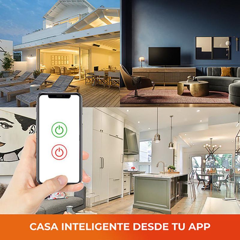 Interruptor Doble Smart Negro