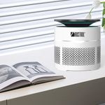 Mini Purificador de Ambiente para Escritorio Blanco 19 cm