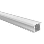 Perfil Empotrable para Muro/Techo Construlita Plateado 3 M