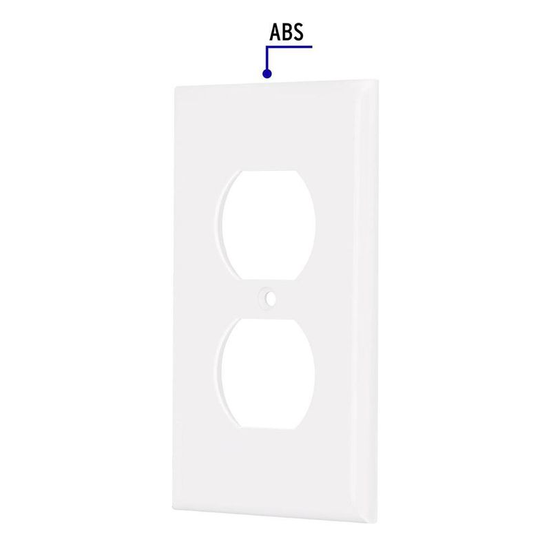 Placa de 2 Módulos Standard Blanco - Volteck