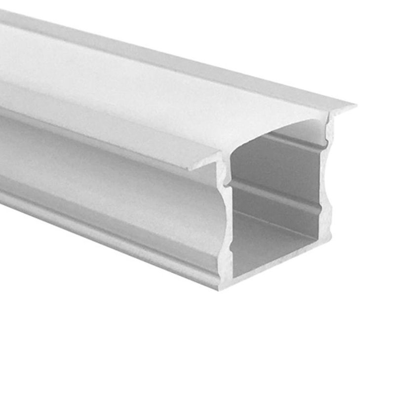 Perfil Empotrable para Muro/Techo Construlita Plateado 3 M