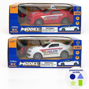 Vehículo de Policía Radio Control 1:20