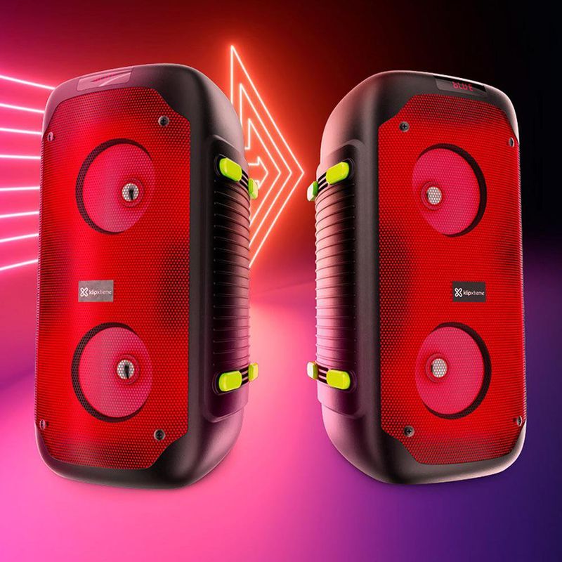 Bocina Portátil BoomFire TWS de 1200 W