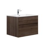 Vanity  Empotrable Bosco Roble Oscuro 85x52x51 cm