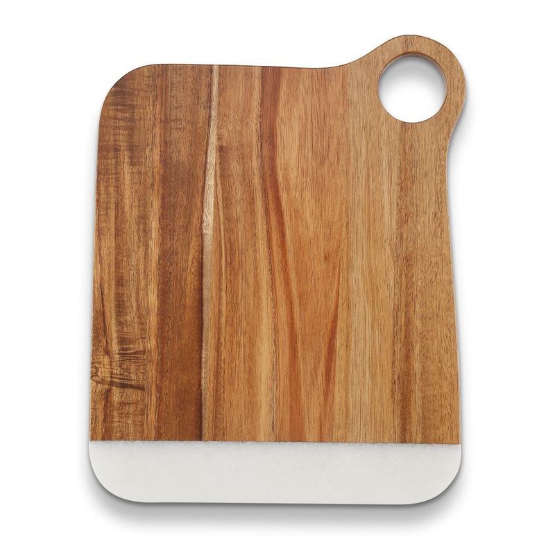 Tabla de Madera y Mármol 35.8X27.5 Cm