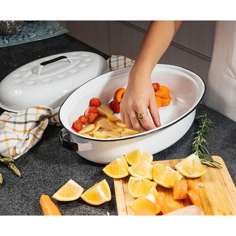 Pavera con Parilla Ovalada Peltre 18 Plg