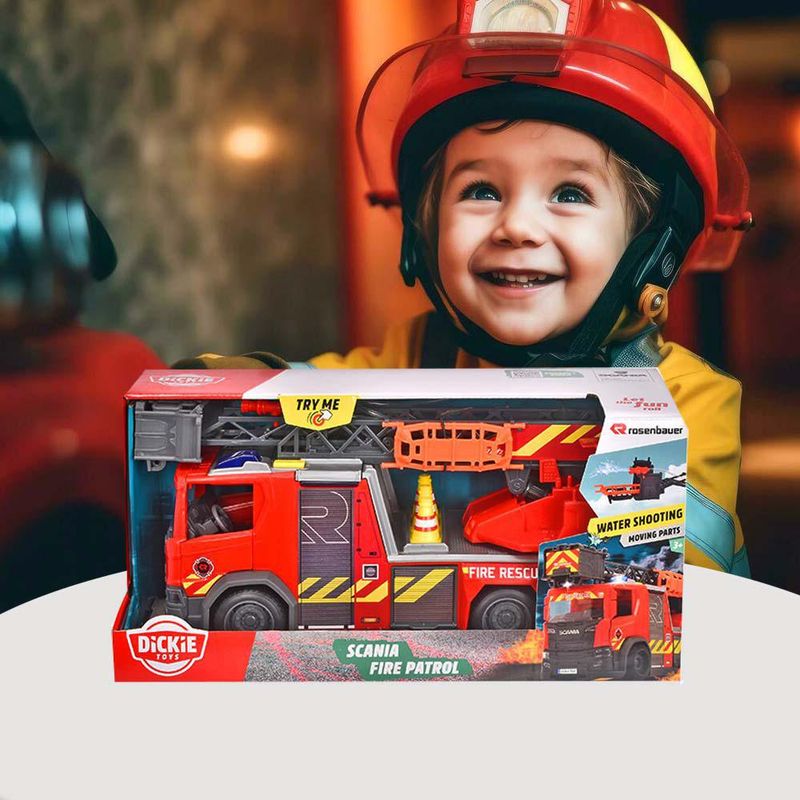 Camión de Bomberos a Fricción 35 Cm