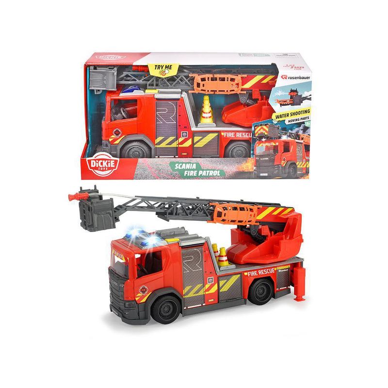Camión de Bomberos a Fricción 35 Cm