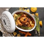 Pavera con Parilla Ovalada Peltre 18 Plg