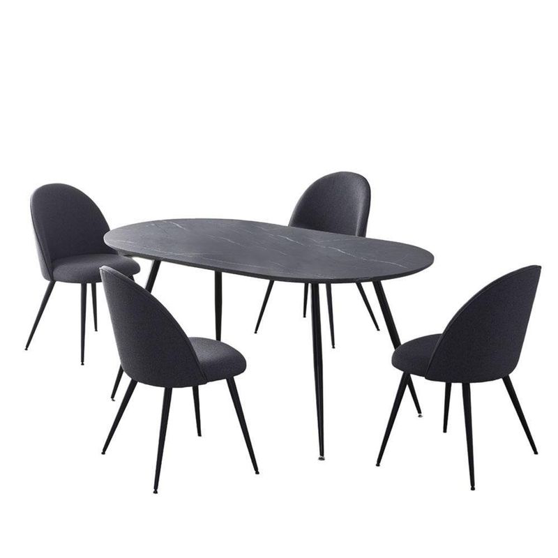Comedor Semi Circular Piazza para 4 Personas