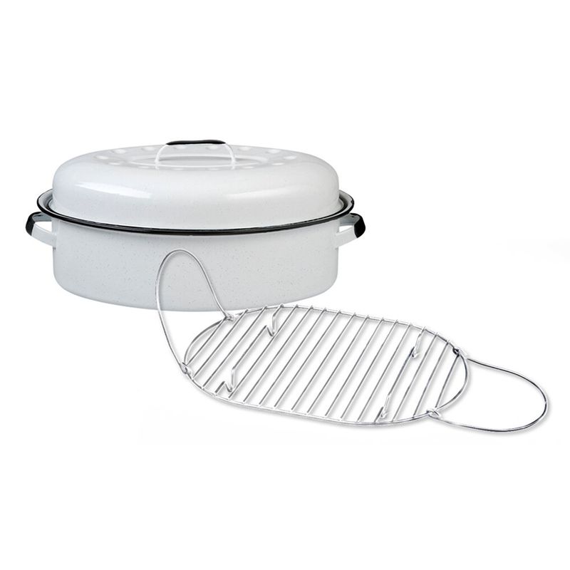 Pavera con Parilla Ovalada Peltre 18 Plg