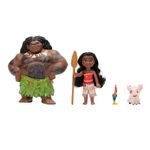 Set De Muñecas Moana Y Maui Con Accesorios