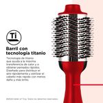 Cepillo One Step Volumizer Titanium Rojo