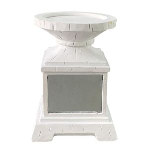 Portavela Decorativo Blanco