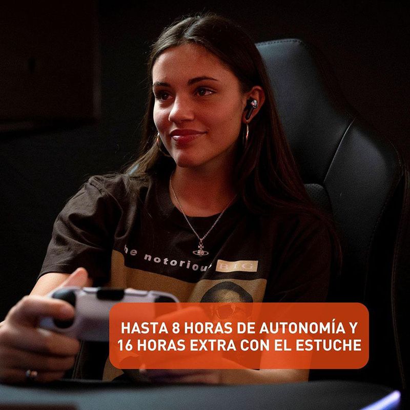 Auriculares Quantum TWS Negro