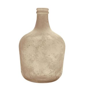 Garrafa de Vidrio Beige