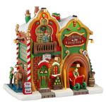 Tienda de Trineos “Li’l Murph” con Luz LED para Villa Navideña