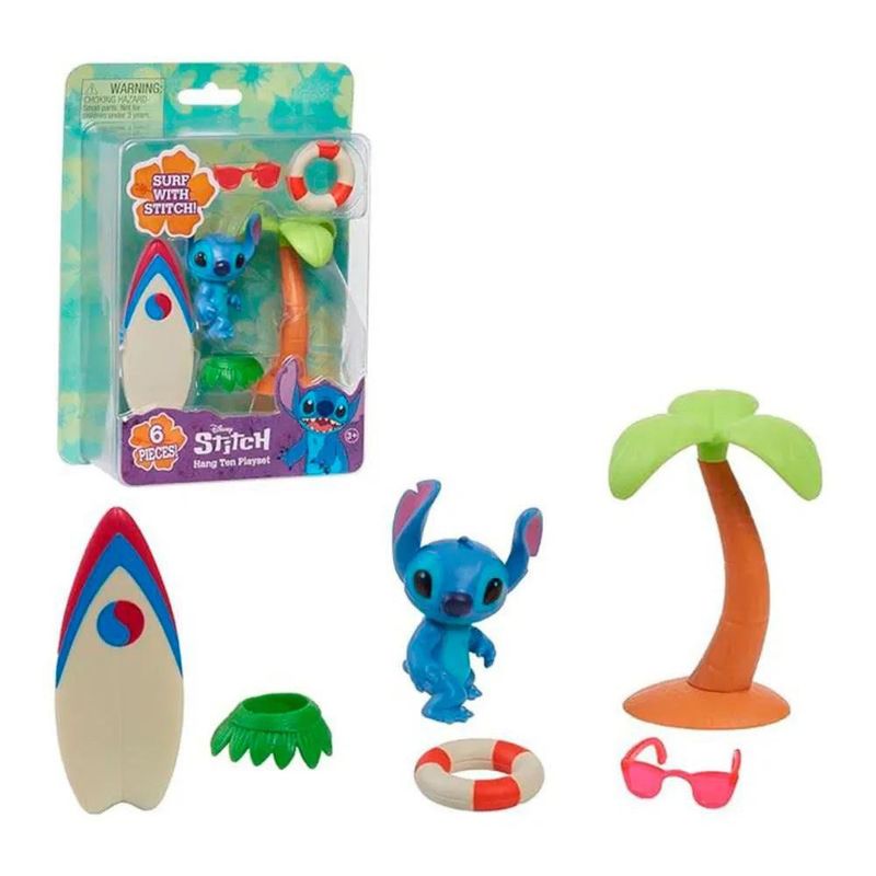 Set de Figuras Coleccionables De Stitch 2 Pzas
