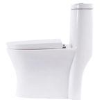 Inodoro de Una Pieza Fluid II Elongado Blanco