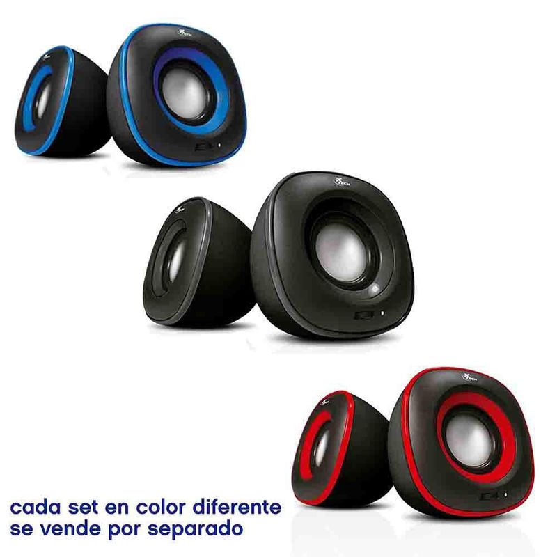 Bocinas 2.0 Estéreo Alámbricas - Xtech