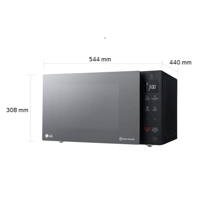Horno Microondas 1.5 Pies Cúbicos 1200W Con Smart Inverter
