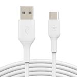 Cable Belkin USB-C a USB-C 100W Blanco 2 M