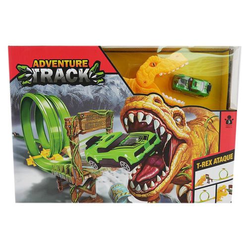 Pista de Dinosaurio T-Rex Ataque