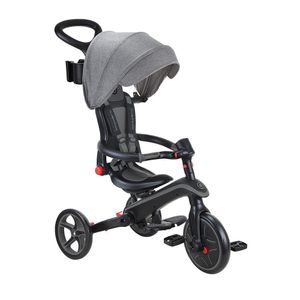 Triciclo Explorador Plegable 4 en 1 Gris